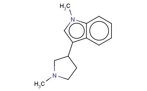 1H-INDOLE, 1-METHYL-3-(1-METHYL-3-PYRROLIDINYL)-